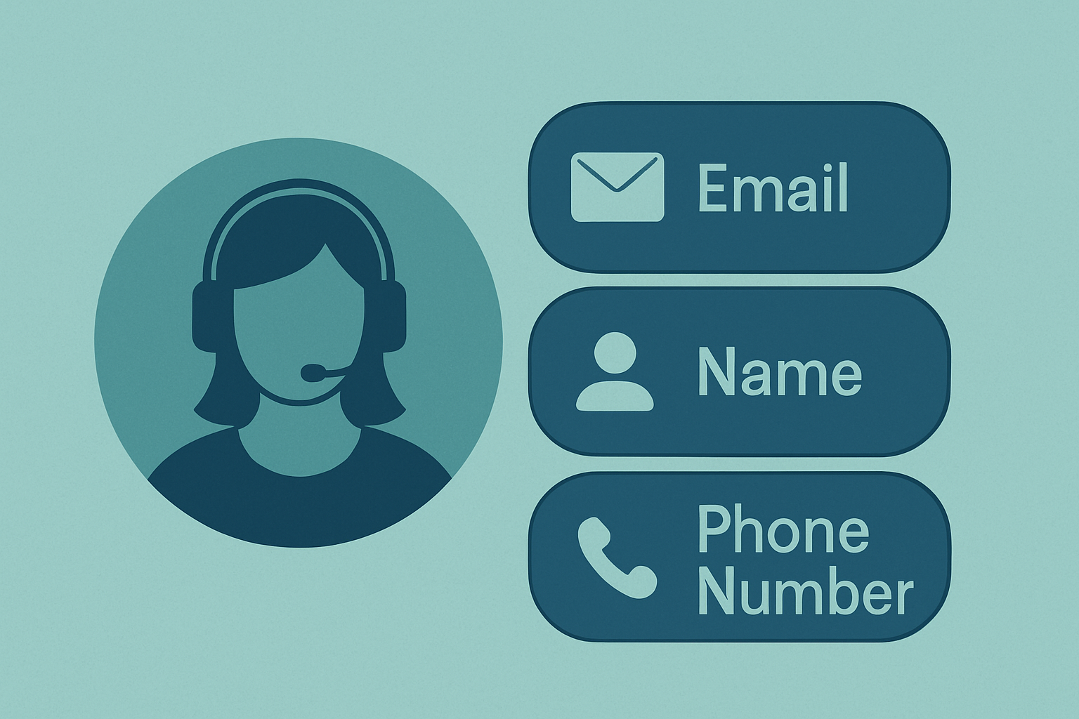 Prompts To Get Email, Name And Phone Number